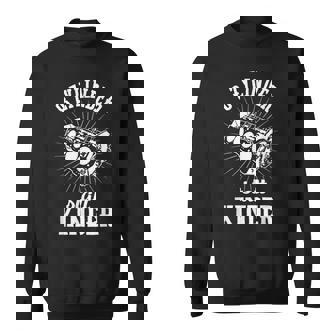 8 Cylinder Instead Of Children's Tuning V8 Motor Car Sweatshirt - Monsterry