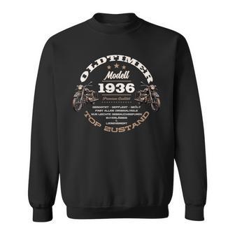 88 Geburtstag Mann Frau Motorrad Motorradfahrer Biker 1936 Sweatshirt - Seseable