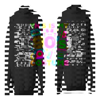 This Is My 90S Costume 90'S Style Nineties Retro Party Sweatshirt - Thegiftio UK
