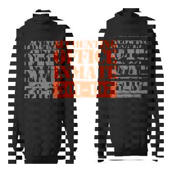 Accounting Office Inmate Jail Halloween Costume Accountant Sweatshirt | Seseable UK