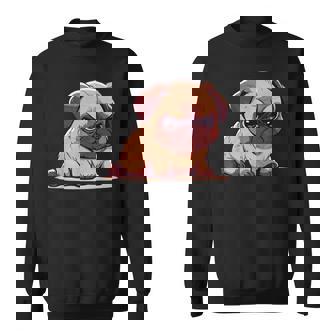 Adorable Chien Kawaii Anime Pour Animal Domestique Chiot Amoureux Des Carlins Sweater e - Cadeauxyz
