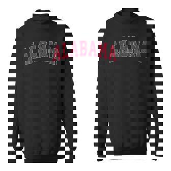 Alabama Al Retro Vintage Athletic Sports Red Style Sweatshirt | Mazezy