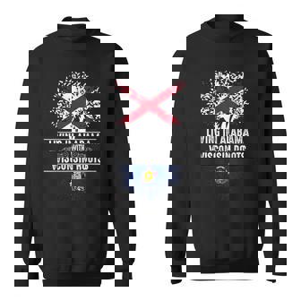 Alabama Home Wisconsin Roots State Tree Flag Love Sweatshirt - Monsterry