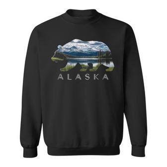 Alaska Bear Landscape Nature Sweatshirt - Thegiftio UK