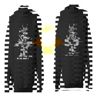 Alpha African 1906 Fraternity Hand Sign Ape Crown Sweatshirt - Thegiftio UK