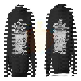Amantes Sarcásticos Divertidos Del Café Y Los Búhos Búhos Camisa de entrenamiento - Regaloses