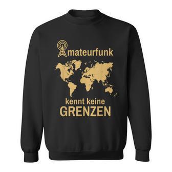 Amateurfunk Kennt Keine Borders Retro Radio Amateur Radio Sweatshirt - Geschenkecke