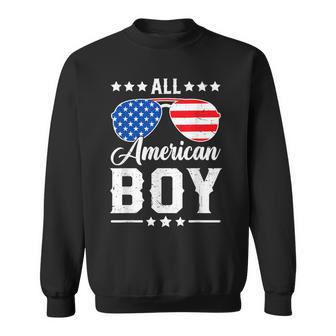 All American Boy 4Th Of July Patriotic Usa Matching Sweatshirt - Monsterry AU