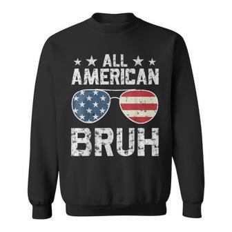 All American Bruh 4Th Of July Boy Sweatshirt - Monsterry