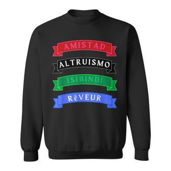 Amistad Isibindi Altruismo Reveur 4 Houses 1 Family Sweatshirt - Thegiftio UK
