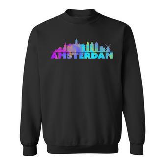 Amsterdam Skyline Netherlands Souvenir Sweatshirt - Geschenkecke