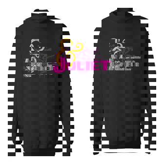 & Juliet Graffiti Musical Theatre Heart Musicals Sweatshirt - Monsterry