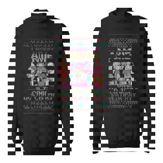 Anime Ugly Christmas Sweater Anime Ugly Sweater Party N Sweatshirt | Seseable UK