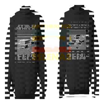Anything For Selenas Retro Singer 80S Sweatshirt - Thegiftio