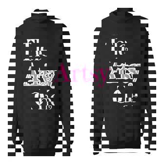 The Artsy One Best Friend Group Matching Bar Pub Crawl Sweatshirt - Monsterry