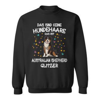 Australian Shepherd Glitter Dog Holder Aussie Dog Sweatshirt - Geschenkecke