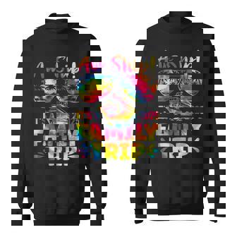 Aw Ship It's A Family Trip 2025 Family Cruise Squad Tie Dye Sweatshirt - Thegiftio UK