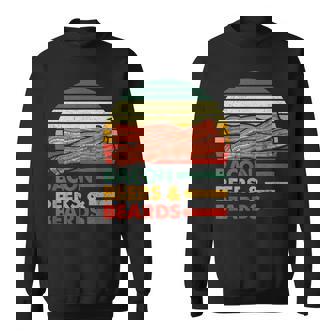 Bacon Beer & Beards BBQ Barbecue Breakfast Pork Bacon Sweatshirt - Monsterry