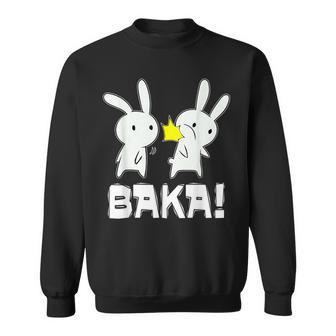 Baka Slogan Rabbit Ear-Fig For Japan Friends Sweatshirt - Geschenkecke