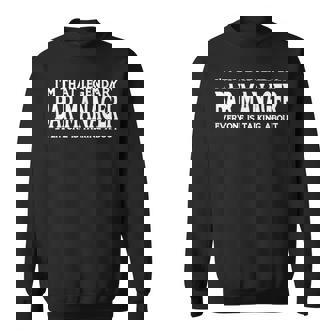 Bar Manager Job Title Employee Worker Bar Manager Sweatshirt - Monsterry
