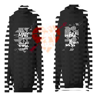 Basketball Player Heart Valentines Day Sweatshirt - Monsterry