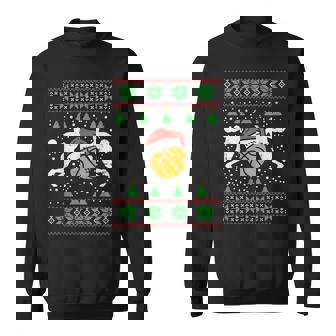 Basketball Ugly Christmas Sweater Sport Coach Player Pj Sweatshirt - Thegiftio UK