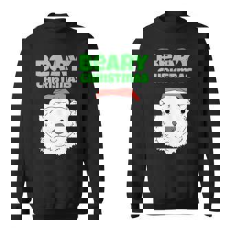 BEARY CHRISTMAS Christmas North Pole Polar Bear Pun Tank Top Sweatshirt - Monsterry