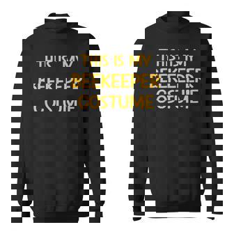 This Is My Beekeeper Costume Easy Lazy Diy Halloween Party Sweatshirt - Thegiftio UK