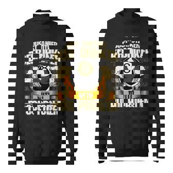 Beer & Billiards For Pool Hall Pub With & Suds Sweatshirt - Monsterry