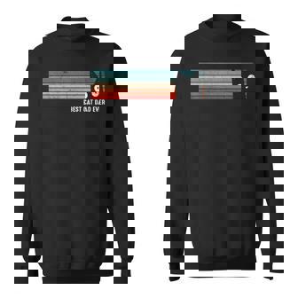 Best Cat Dad Ever Retro Distressed Proud Cat Daddy Felpa - Novitaregali