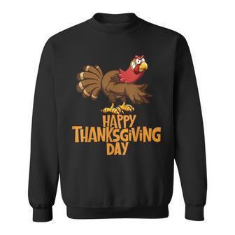 Best Happy Thanksgiving Day Serious Angry Turkey Sweatshirt - Monsterry