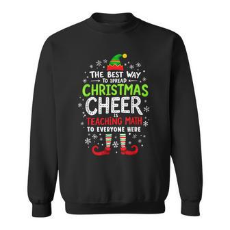 The Best Way To Spread Christmas Cheer Is Teaching Math Sweatshirt - Thegiftio UK