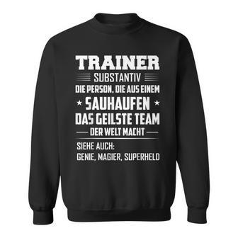 Best Trainer Coach Football Handballolleyball Sweatshirt - Geschenkecke