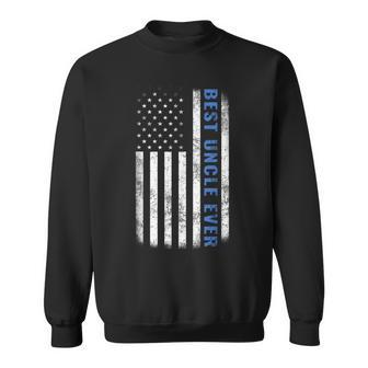 Best Uncle Ever Vintage American Flag Father's Day Sweatshirt - Monsterry UK