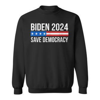 Biden 2024 Save Democracy Sweatshirt - Monsterry CA