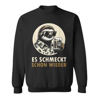 Bier Schmeckt Schon Wieder German Sweatshirt - Geschenkecke