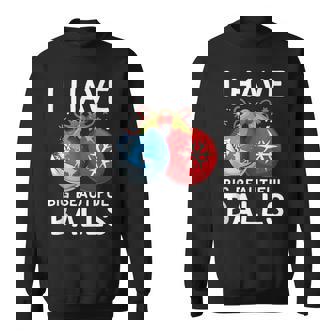 I Have Big Beautiful Balls Adult Holiday Humor Christmas Tank Top Sweatshirt - Monsterry