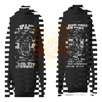Biker Legend Since 1964 Motorcycle 60Th Birthday Biker Sweatshirt - Monsterry