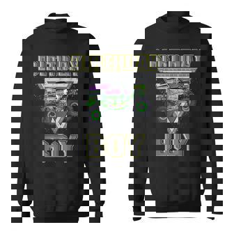 The Birthday Boy Monster Truck Are My Jam Truck Lovers Sweatshirt - Monsterry