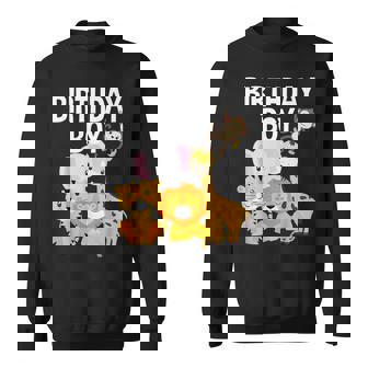 Birthday Boy Zoo Safari Jungle Animals Birthday Party Felpa - Novitaregali