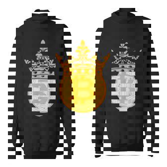 Bitcoin King Crown BTC Money Cryptocurrency Blockchain Sweatshirt - Monsterry
