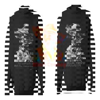 Black Cowboy Western Rodeo Melanin Black History Texas Men Sweatshirt - Thegiftio UK