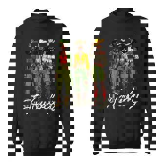 Black Cowgirl Western Rodeo Melanin Junenth Black History Sweatshirt - Thegiftio UK