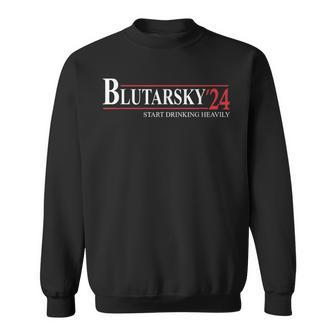 Blutarsky 2024 Start Drinking Heavily Political Sweatshirt - Monsterry UK