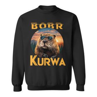 Bobr Kurwa Flannelette Meme Bóbr Bober Kurwa Cool Sweatshirt - Geschenkecke