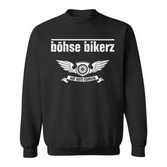 Böhse Bikerz Auf Gute Kurven Sweatshirt - Geschenkecke