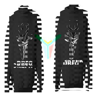 Bokbefok South African Rugby Bokke South Africa Flag Colors Sweatshirt - Thegiftio
