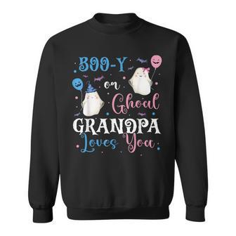 Boo-y Or Ghoul Grandpa Loves You Baby Boo Halloween Gender Sweatshirt - Monsterry