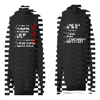 Booked Busy And Unbothered Entrepreneur Motivational Sweatshirt - Monsterry