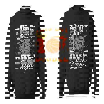 This Boy Double Digits Basketball 10 Year Old Boy Birthday Sweatshirt | Seseable UK